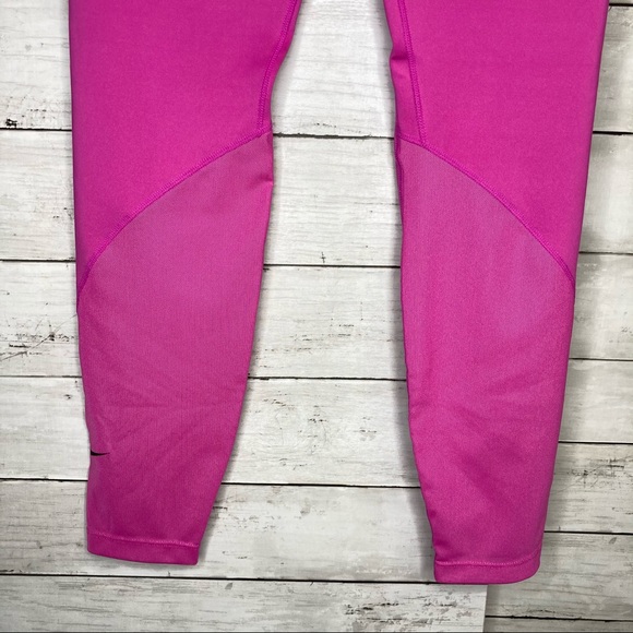 Nike Dri Fit Pink Mesh Legging Size Small - Picture 5 of 9